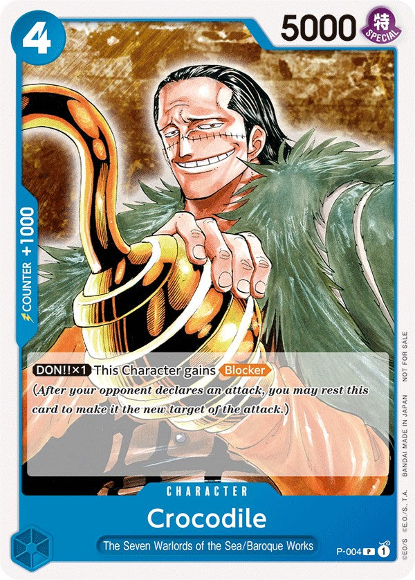 Crocodile (Promotion Pack 2022) [One Piece Promotion Cards] | Galaxy Games LLC
