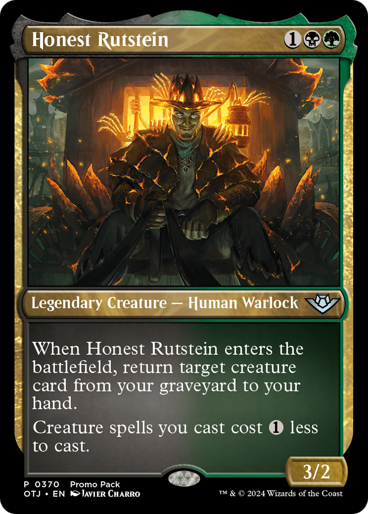 Honest Rutstein (Promo Pack) [Outlaws of Thunder Junction Promos] | Galaxy Games LLC