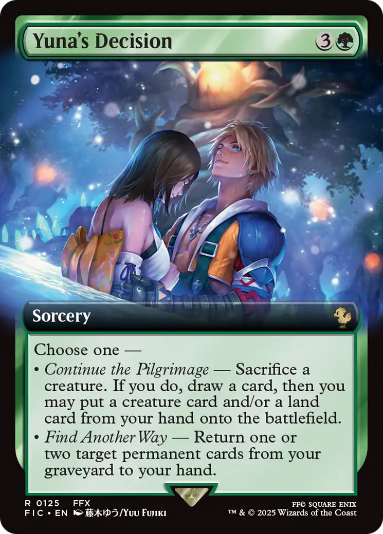 Yuna's Decision (Extended Art) [FINAL FANTASY Commander] | Galaxy Games LLC