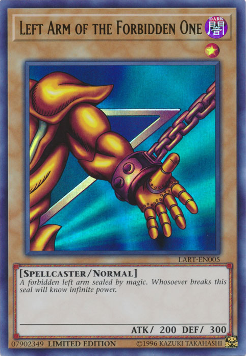 Left Arm of the Forbidden One [LART-EN005] Ultra Rare | Galaxy Games LLC