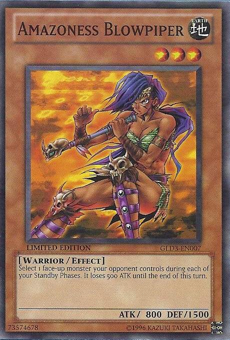 Amazoness Blowpiper [GLD3-EN007] Common | Galaxy Games LLC