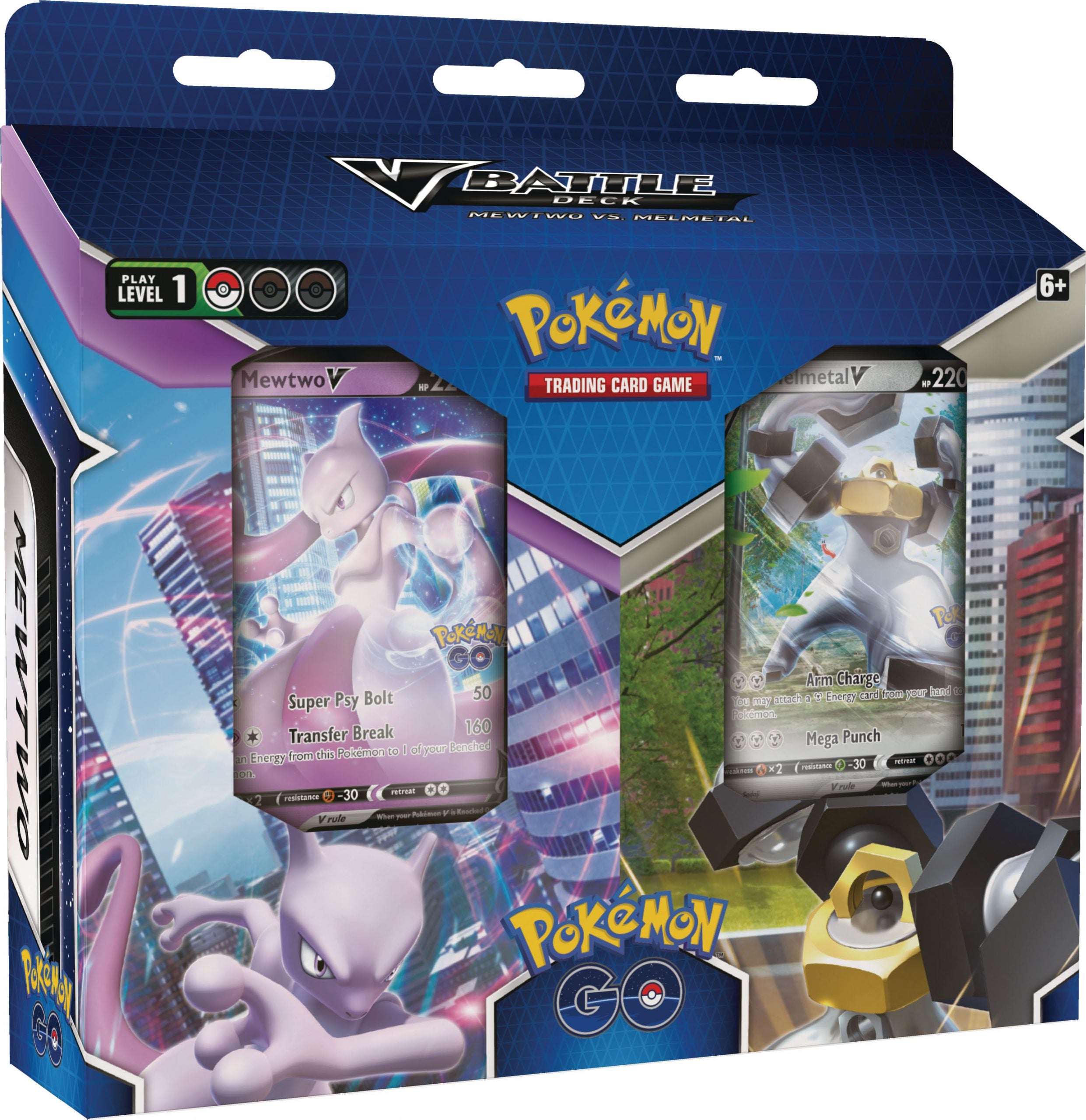 Pokemon GO - V Battle Deck (Mewtwo V VS. Melmetal V) | Galaxy Games LLC