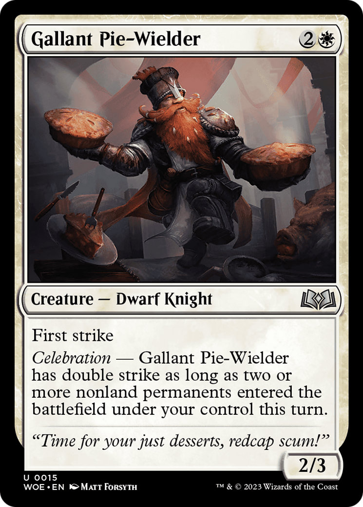 Gallant Pie-Wielder [Wilds of Eldraine] | Galaxy Games LLC