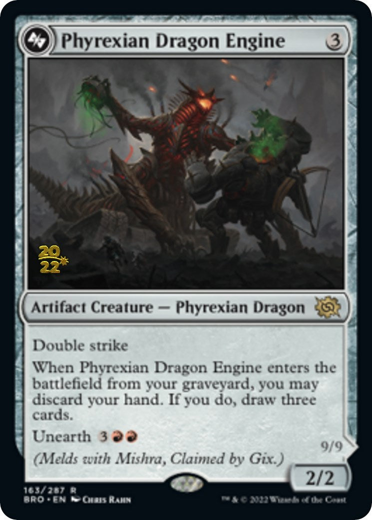 Phyrexian Dragon Engine [The Brothers' War Prerelease Promos] | Galaxy Games LLC