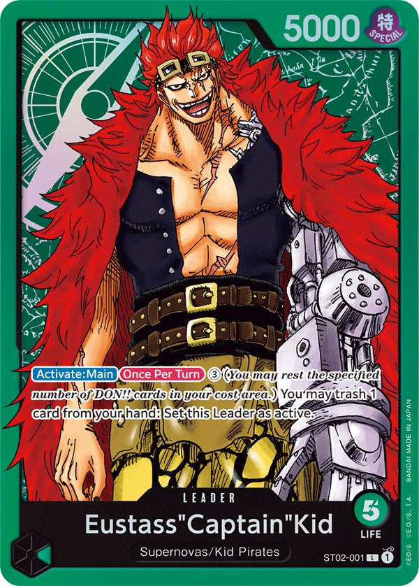 Eustass"Captain"Kid (001) [Starter Deck: Worst Generation] | Galaxy Games LLC