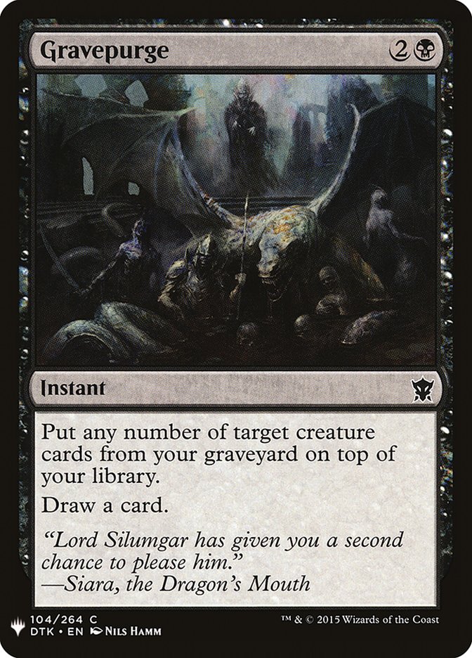 Gravepurge [Mystery Booster] | Galaxy Games LLC