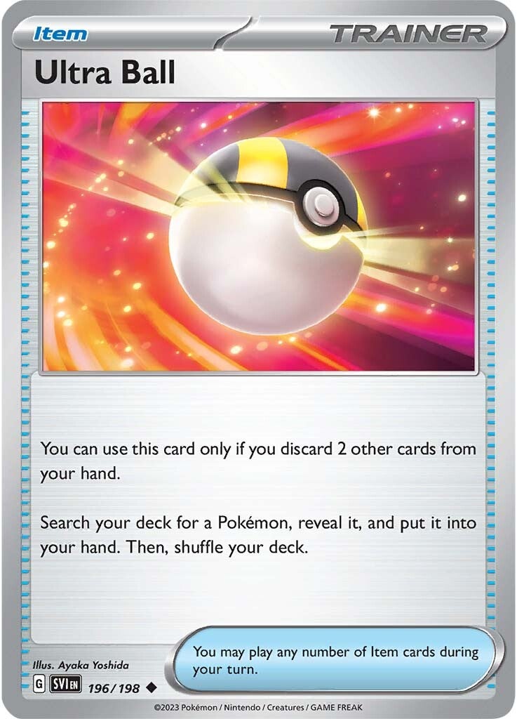 Ultra Ball (196/198) [Scarlet & Violet: Base Set] | Galaxy Games LLC