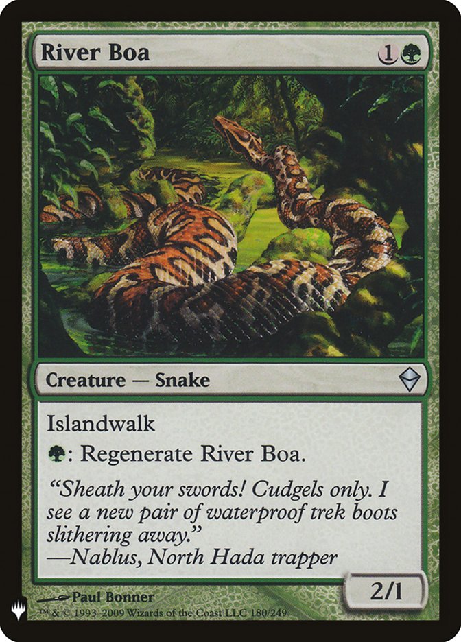 River Boa [Mystery Booster] | Galaxy Games LLC