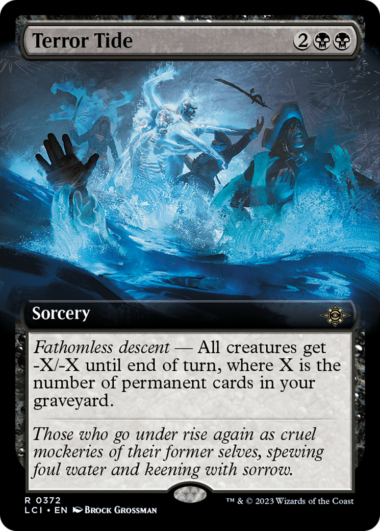 Terror Tide (Extended Art) [The Lost Caverns of Ixalan] | Galaxy Games LLC