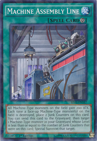 Machine Assembly Line [BP03-EN167] Shatterfoil Rare | Galaxy Games LLC