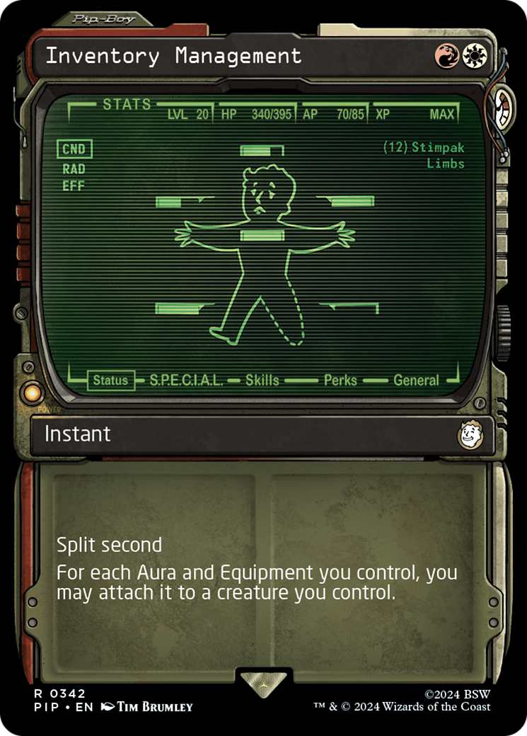 Inventory Management (Showcase) [Fallout] | Galaxy Games LLC