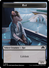 Rat // Energy Reserve Double-Sided Token [Modern Horizons 3 Tokens] | Galaxy Games LLC