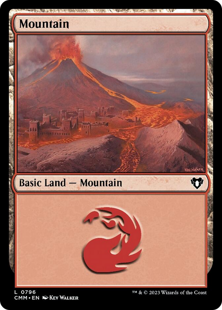 Mountain (796) [Commander Masters] | Galaxy Games LLC