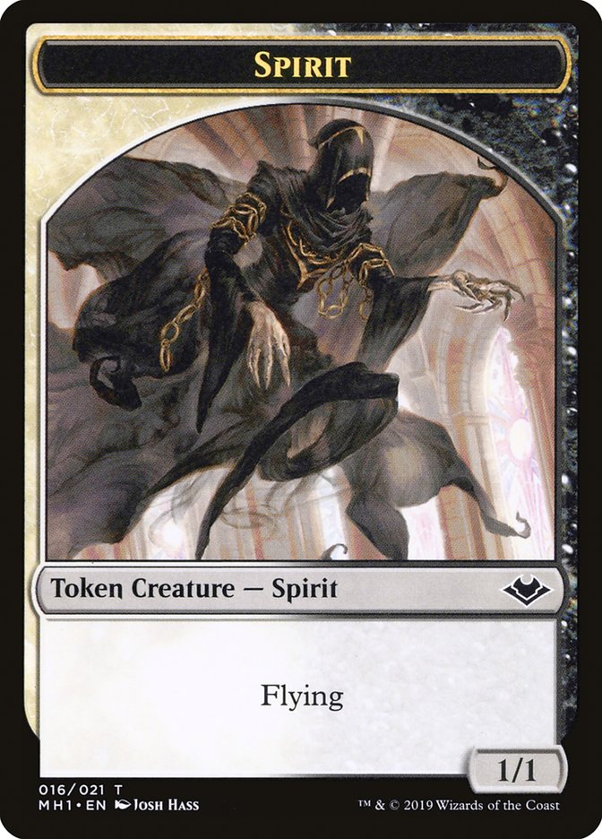 Spirit Token [Modern Horizons Tokens] | Galaxy Games LLC