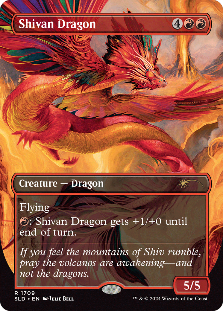 Shivan Dragon (Rainbow Foil) [Secret Lair Drop Series] | Galaxy Games LLC