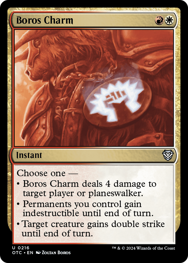 Boros Charm [Outlaws of Thunder Junction Commander] | Galaxy Games LLC