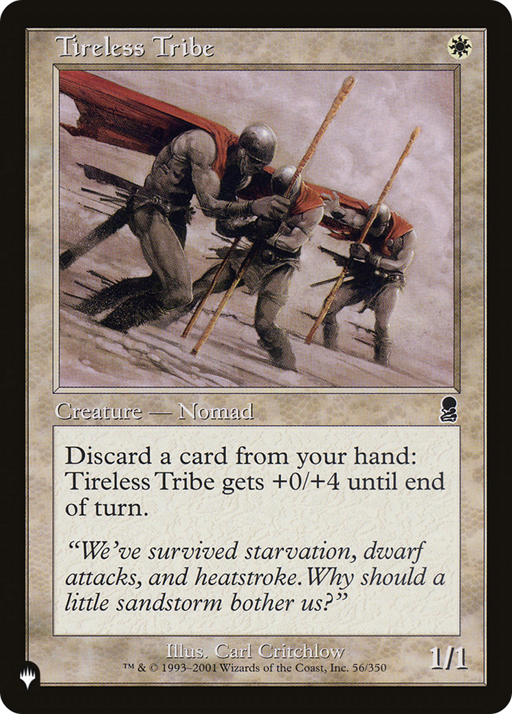 Tireless Tribe [The List] | Galaxy Games LLC