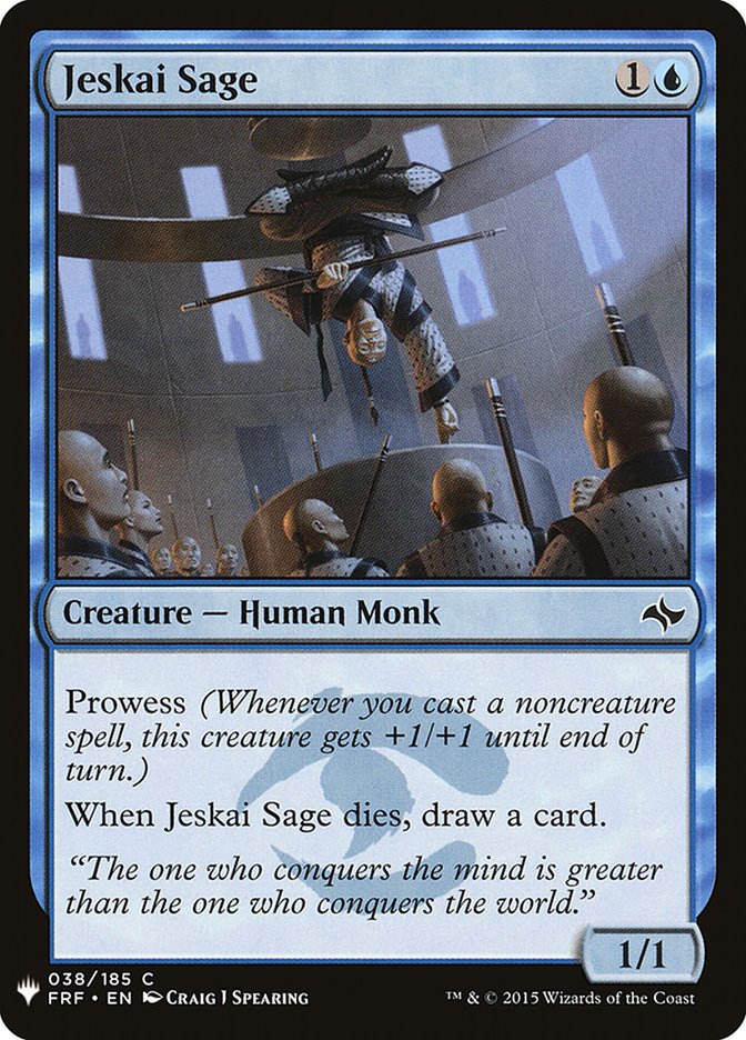 Jeskai Sage [Mystery Booster] | Galaxy Games LLC