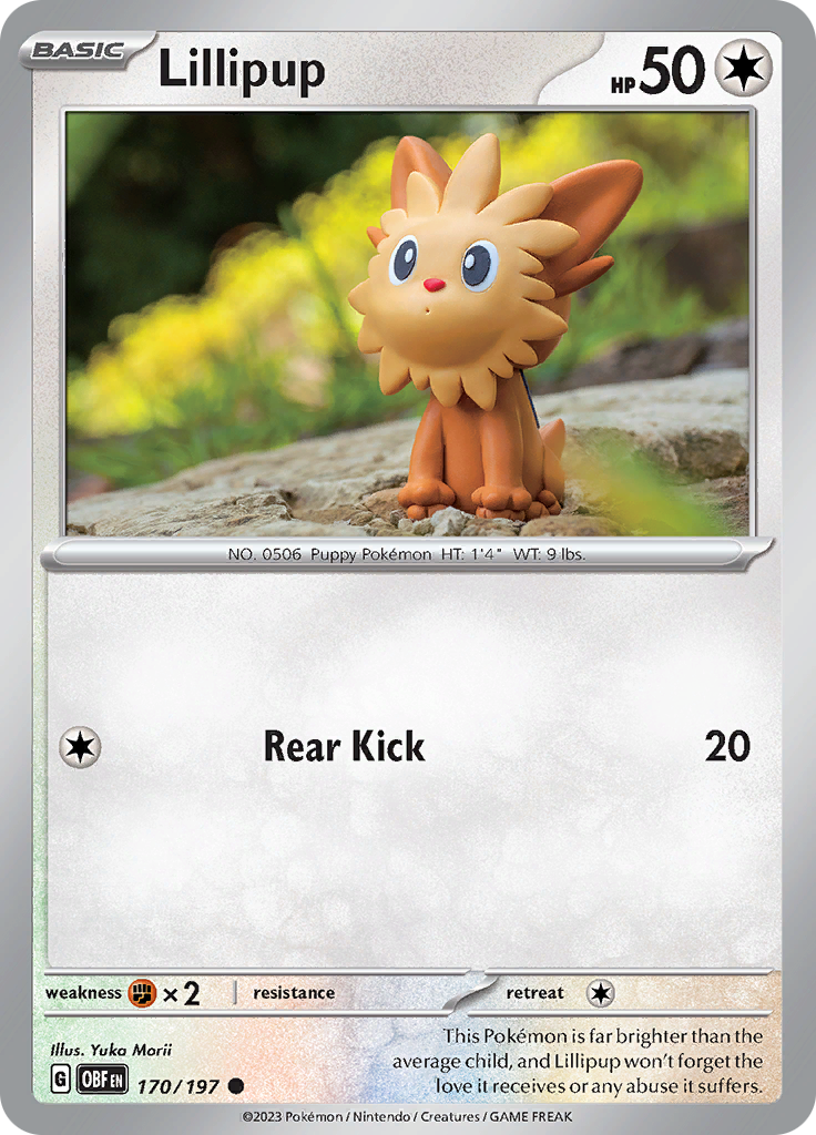 Lillipup (170/197) [Scarlet & Violet: Obsidian Flames] | Galaxy Games LLC