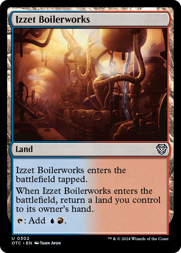 Izzet Boilerworks [Outlaws of Thunder Junction Commander] | Galaxy Games LLC