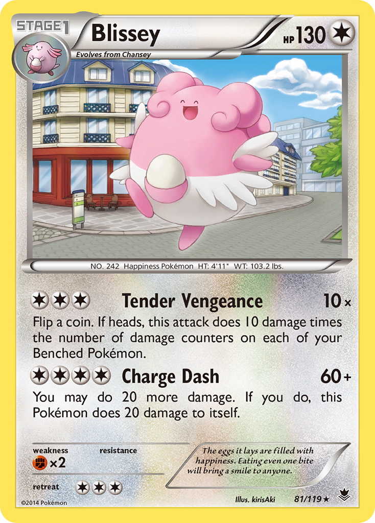 Blissey (81/119) [XY: Phantom Forces] | Galaxy Games LLC