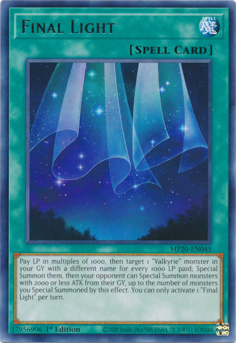 Final Light [MP20-EN045] Rare | Galaxy Games LLC