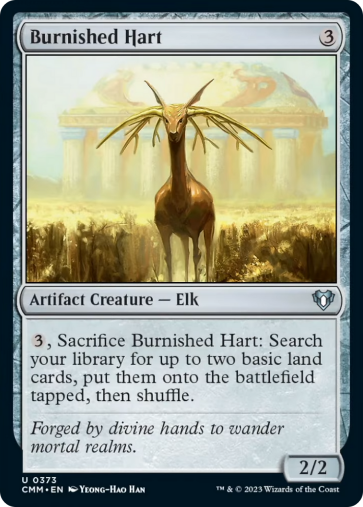 Burnished Hart [Commander Masters] | Galaxy Games LLC