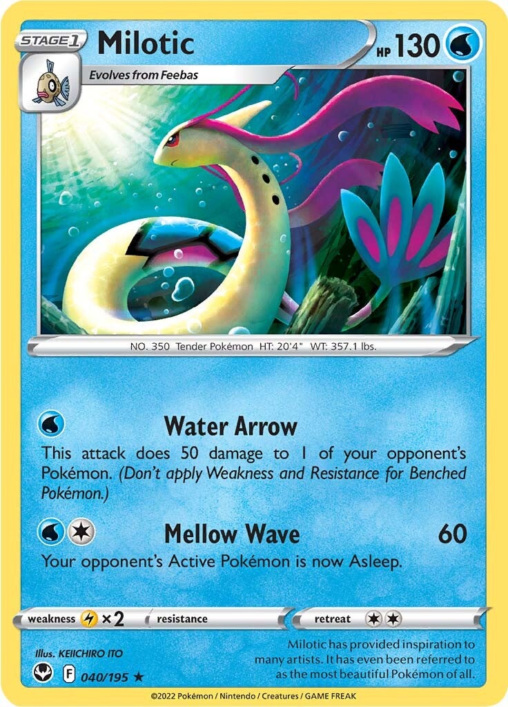 Milotic (040/195) [Sword & Shield: Silver Tempest] | Galaxy Games LLC