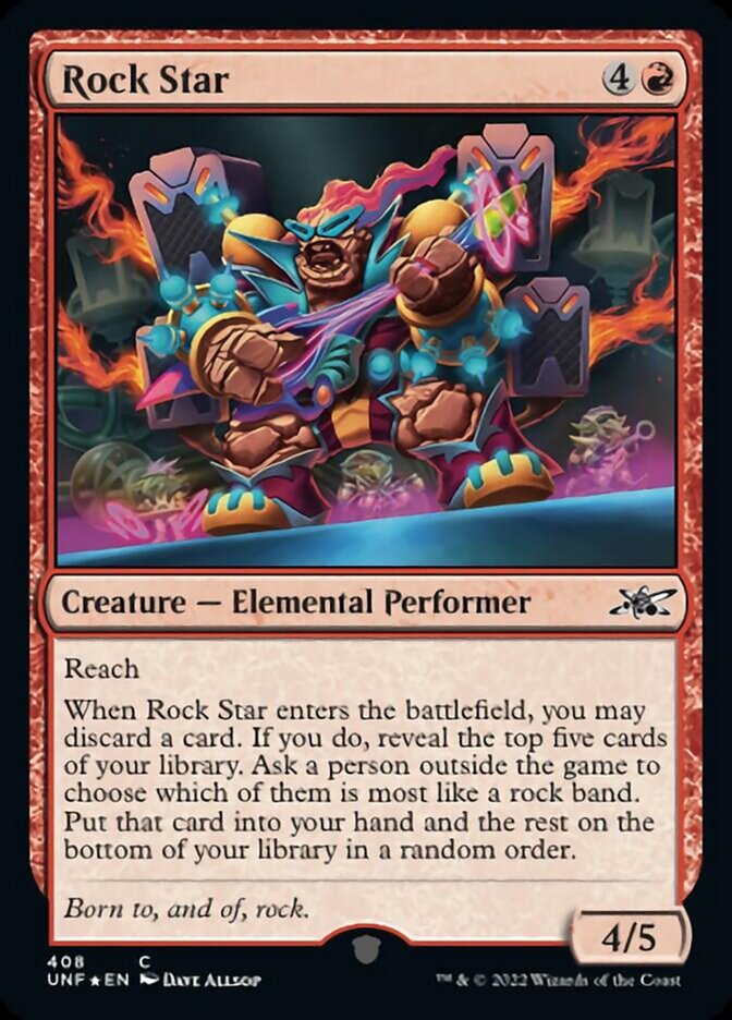 Rock Star (Galaxy Foil) [Unfinity] | Galaxy Games LLC