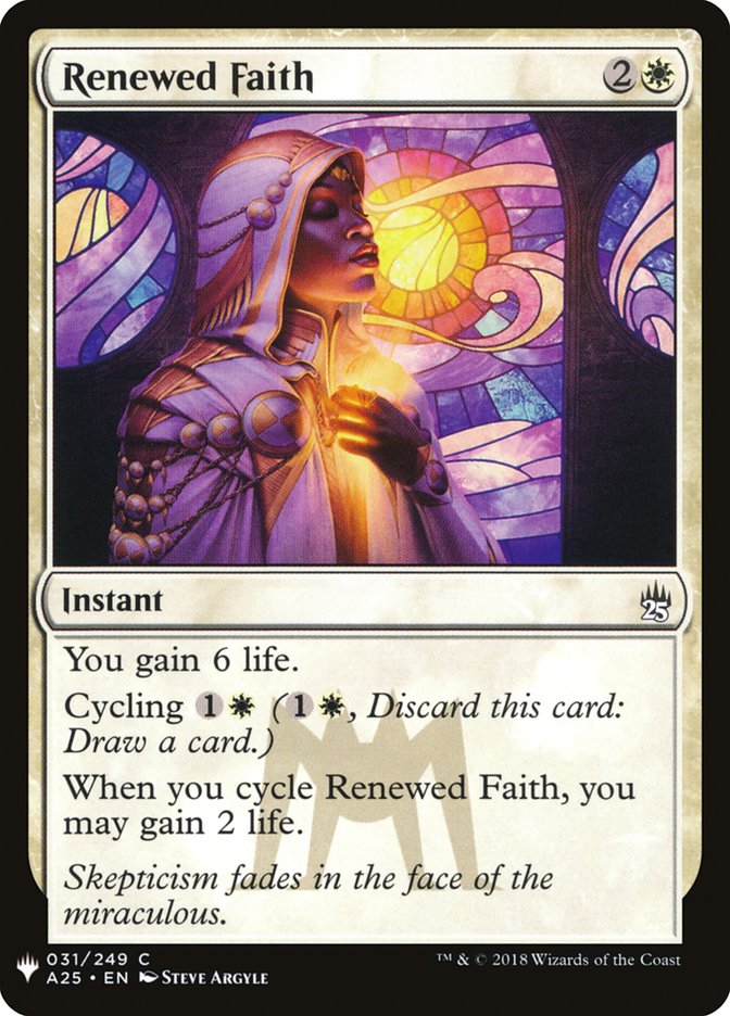 Renewed Faith [Mystery Booster] | Galaxy Games LLC