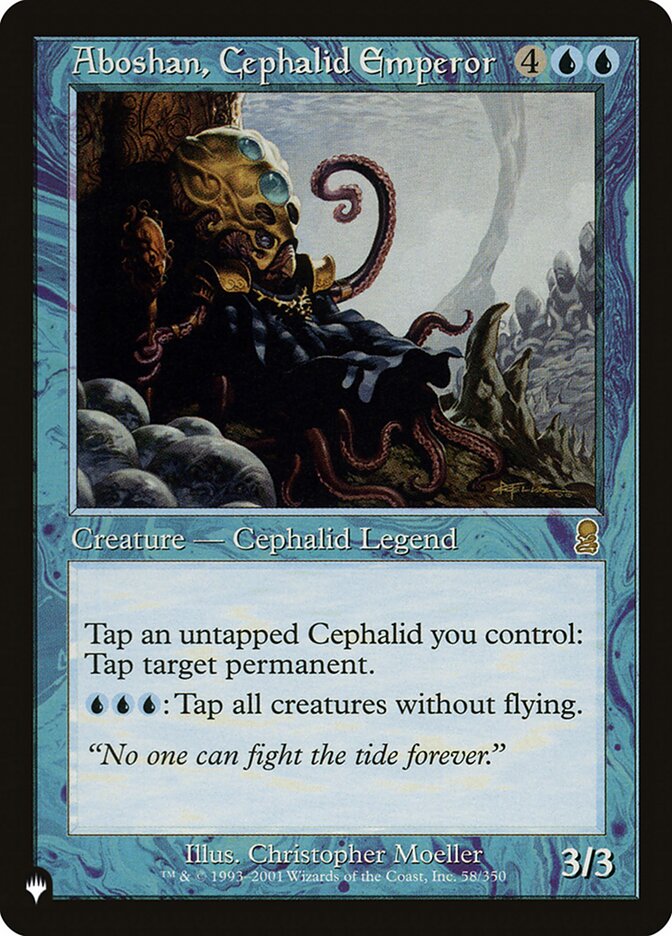 Aboshan, Cephalid Emperor [The List] | Galaxy Games LLC