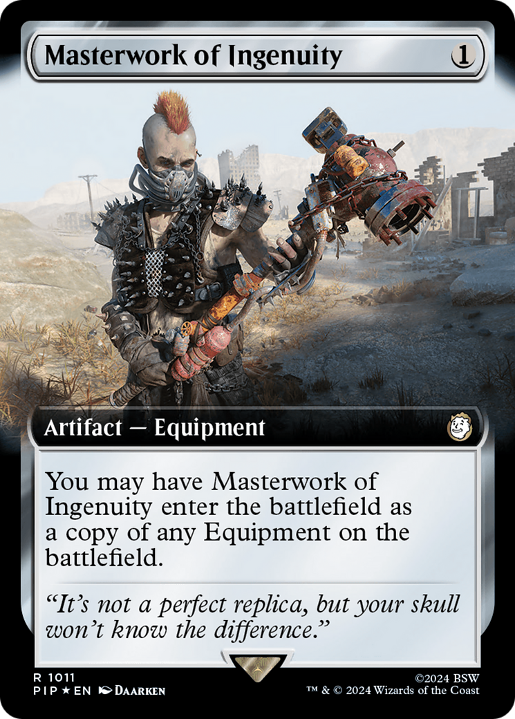 Masterwork of Ingenuity (Extended Art) (Surge Foil) [Fallout] | Galaxy Games LLC