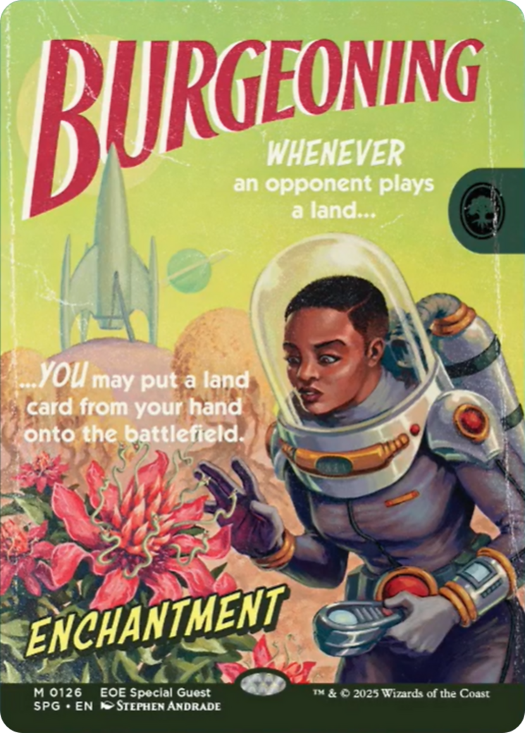 Burgeoning (Showcase) [Edge of Eternities Special Guests] | Galaxy Games LLC