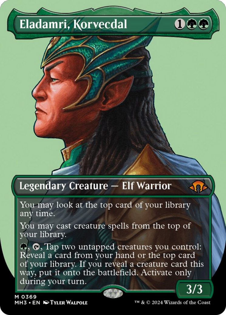 Eladamri, Korvecdal (Borderless) [Modern Horizons 3] | Galaxy Games LLC