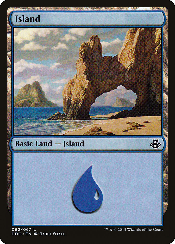 Island (62) [Duel Decks: Elspeth vs. Kiora] | Galaxy Games LLC