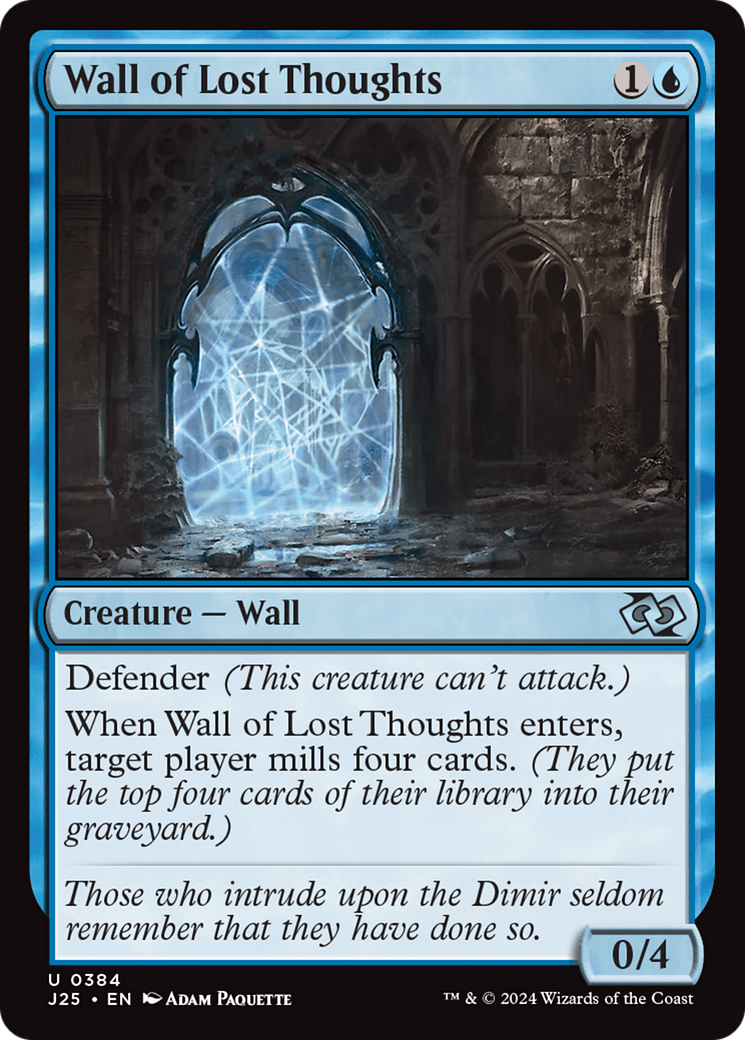 Wall of Lost Thoughts [Foundations Jumpstart] | Galaxy Games LLC