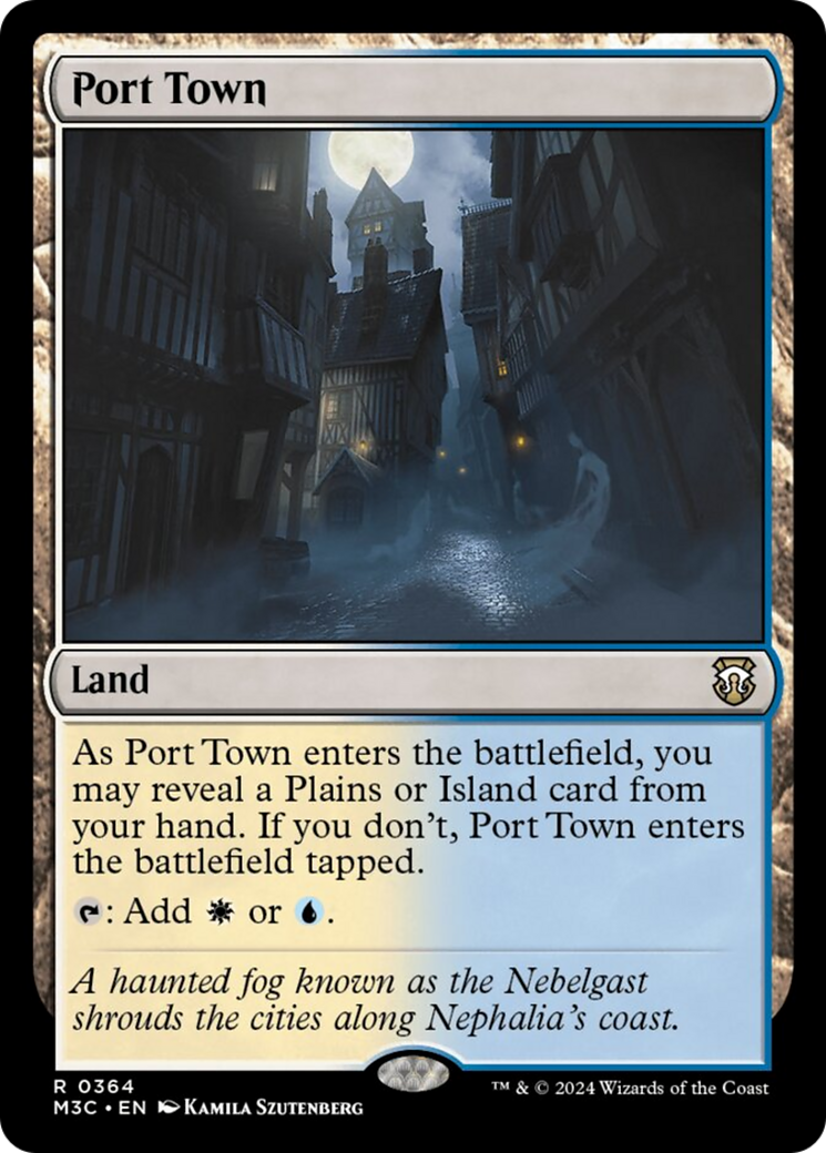 Port Town (Ripple Foil) [Modern Horizons 3 Commander] | Galaxy Games LLC