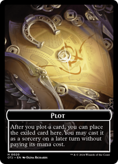 Human Cleric // Plot Double-Sided Token [Outlaws of Thunder Junction Tokens] | Galaxy Games LLC