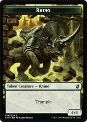 Rhino // Egg Double-Sided Token [Commander 2019 Tokens] | Galaxy Games LLC