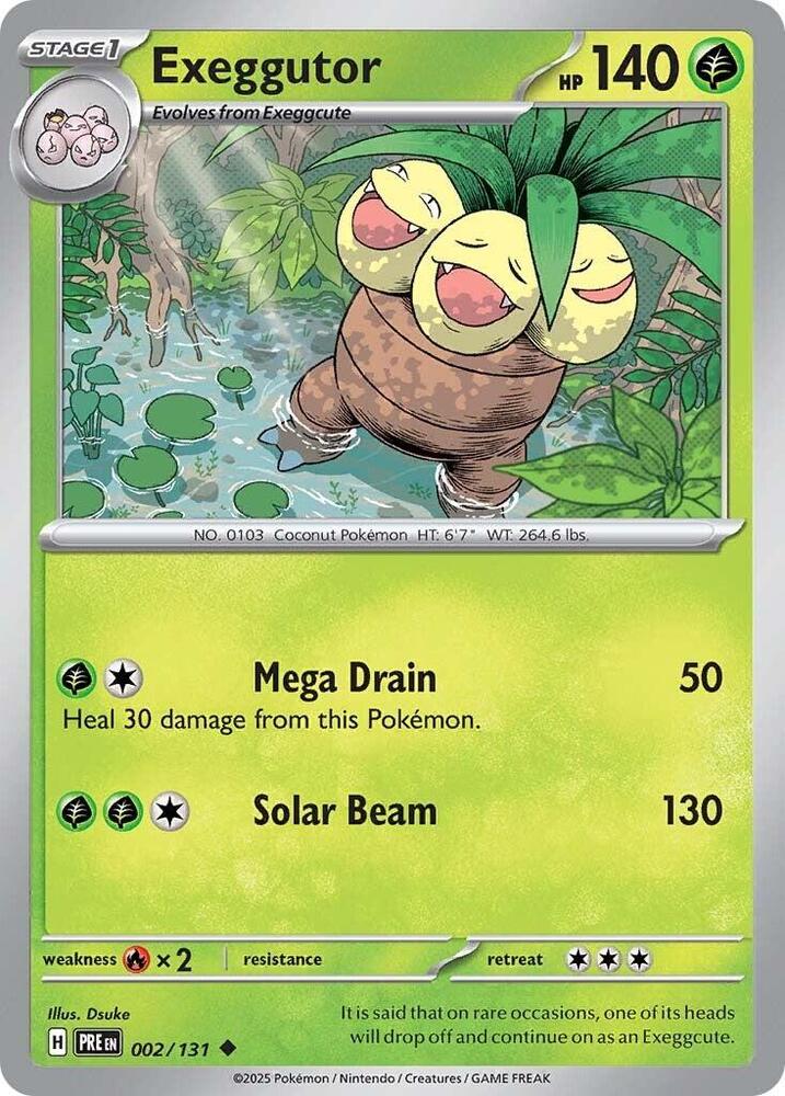 Exeggutor (002/131) [Scarlet & Violet: Prismatic Evolutions] | Galaxy Games LLC