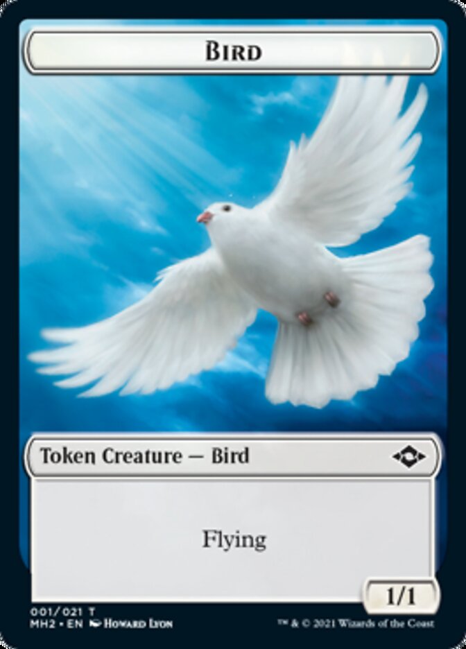 Bird // Food (18) Double-Sided Token [Modern Horizons 2 Tokens] | Galaxy Games LLC