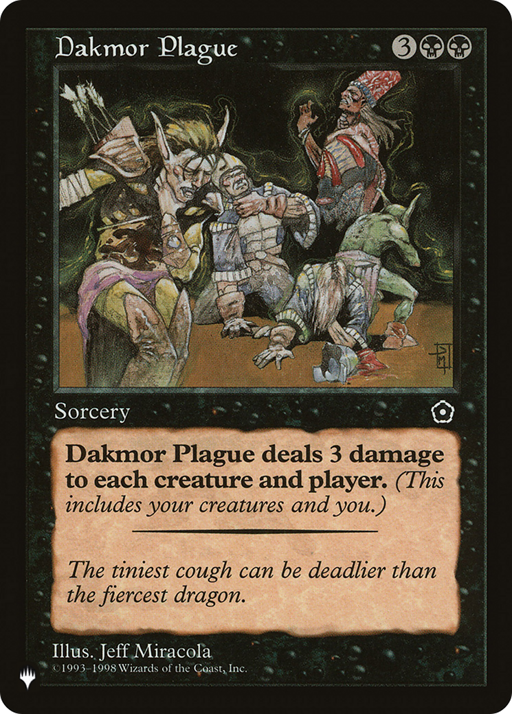 Dakmor Plague [The List] | Galaxy Games LLC