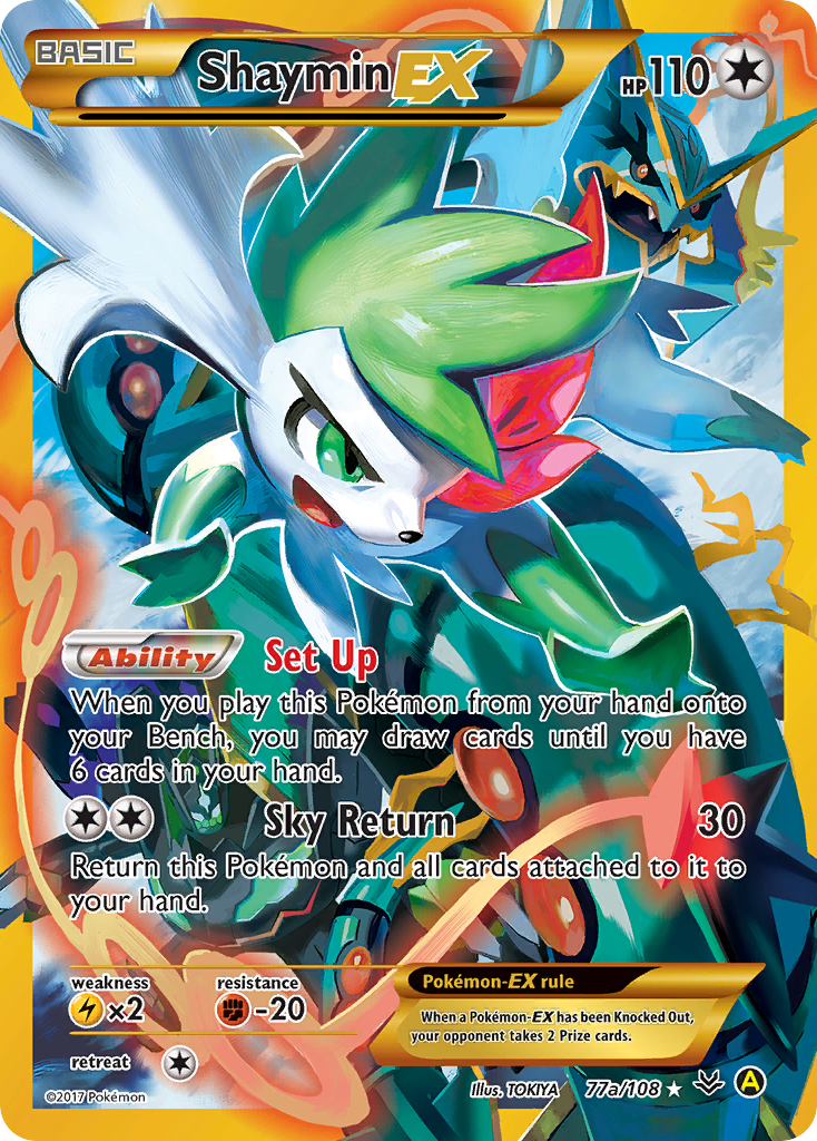 Shaymin EX (77a/108) [Alternate Art Promos] | Galaxy Games LLC