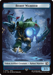 Hero (0006) // Robot Warrior (0012) Double-Sided Token [FINAL FANTASY Tokens] | Galaxy Games LLC