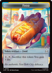 Spider // Food Double-Sided Token [Marvel's Spider-Man Tokens] | Galaxy Games LLC