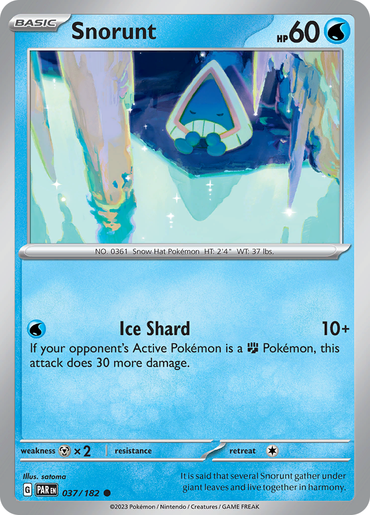 Snorunt (037/182) [Scarlet & Violet: Paradox Rift] | Galaxy Games LLC