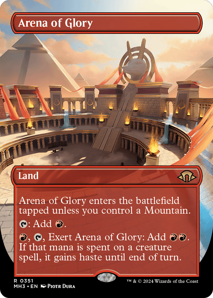 Arena of Glory (Borderless) [Modern Horizons 3] | Galaxy Games LLC