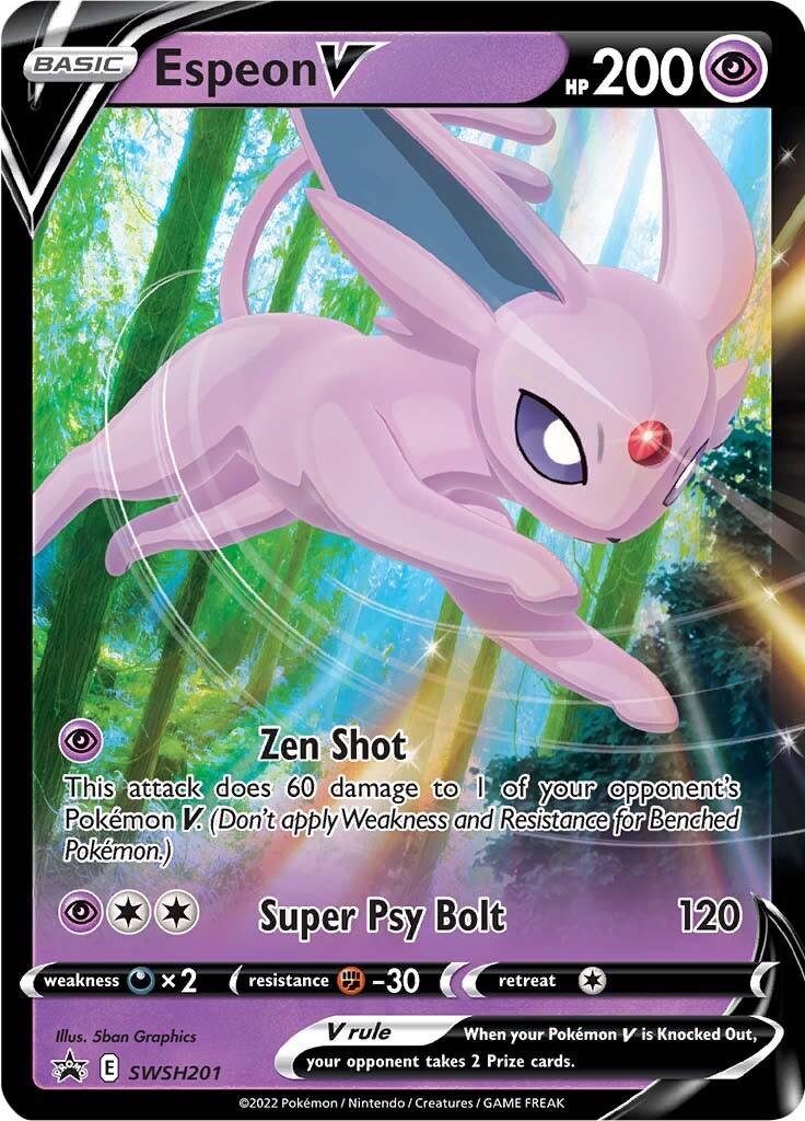 Espeon V (SWSH201) [Sword & Shield: Black Star Promos] | Galaxy Games LLC