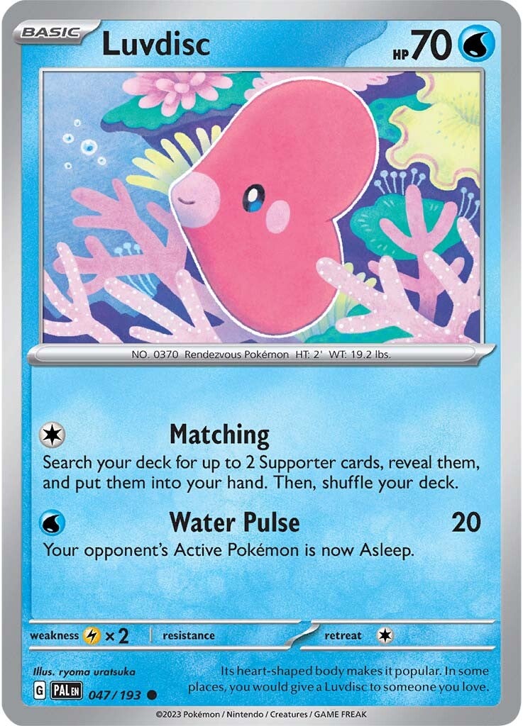 Luvdisc (047/193) [Scarlet & Violet: Paldea Evolved] | Galaxy Games LLC