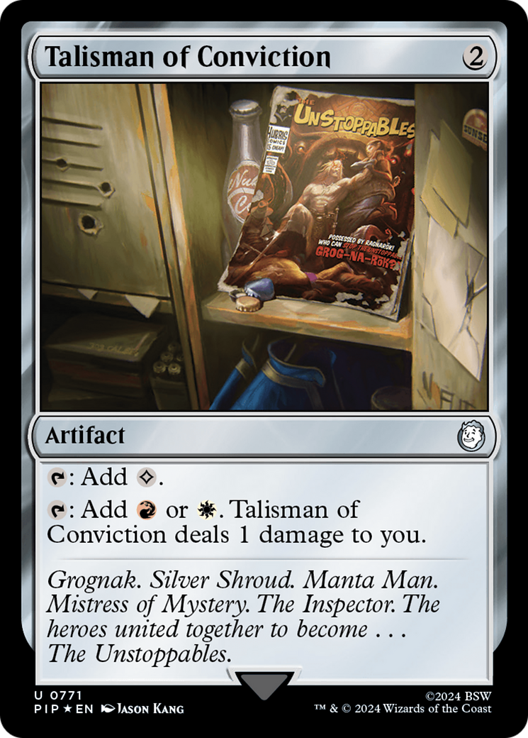 Talisman of Conviction (Surge Foil) [Fallout] | Galaxy Games LLC